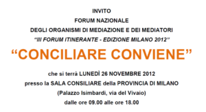 forum conciliare 2012